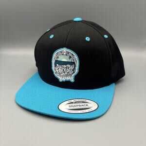 Slightly Stoopid Up On A Plane SnapBack Hat Black And Blue